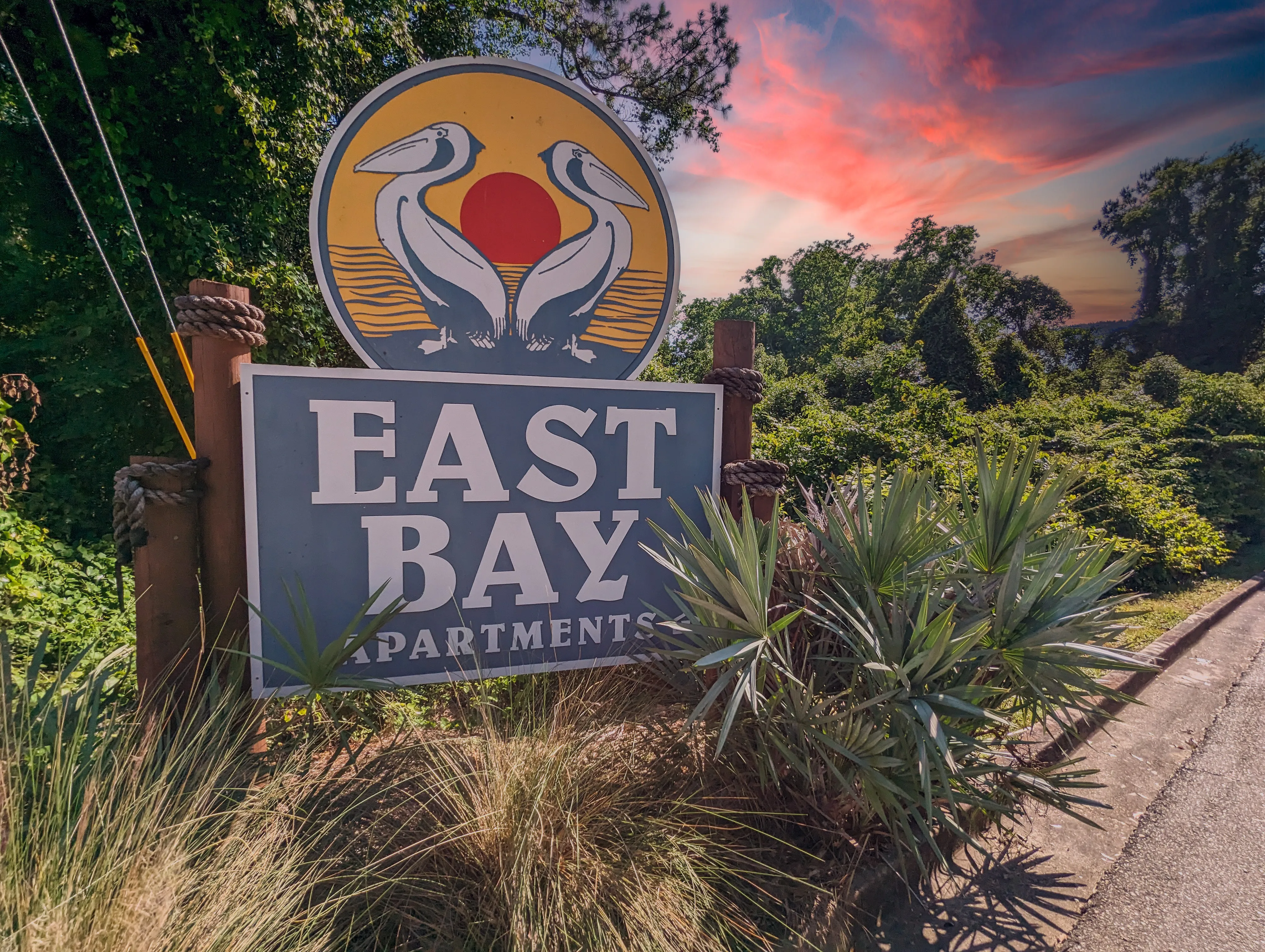 Sign at Sunset