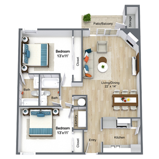 East Bay Floor Plan
